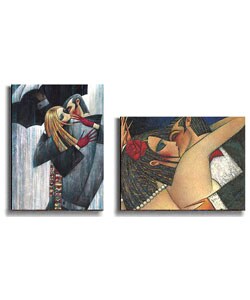 Tango Kiss Romance Set - Protsouk Stretched Canvas