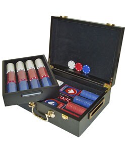 Premium Las Vegas 500-piece Wood Poker Chip Set