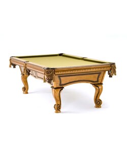 Solid Hardwood Full Slate Pool Table