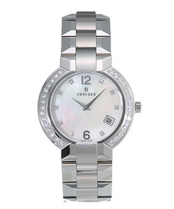 Concord La Scala Men's Diamond Steel Watch