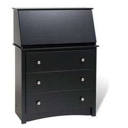 Broadway Black Secretary Desk