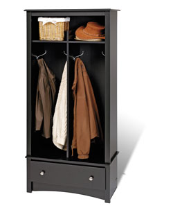 Broadway Black 1-drawer Wide Storage Locker