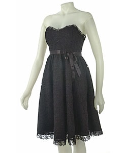 Strapless Black Dress on To The Max Strapless Black Dress   Overstock Com