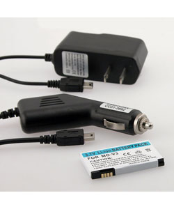 Car / Home / Travel Charger w/ Battery Combo for Razr V3