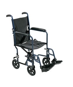 Drive Medical 17-inch Aluminum Transport Chair