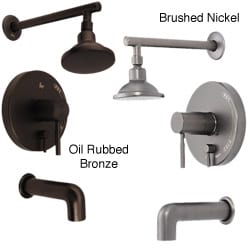 Fontaine Bath Tub Faucet, Valve, Shower Head Set
