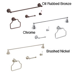 Fontaine Bathroom Towel Bar & Ring Accessory Set