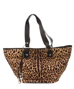 Dolce & Gabbana Oversized Leopard Print Tote