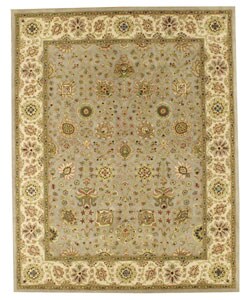 Hand-tufted Birmingham Blue Wool Rug (7'9 x 9'9)