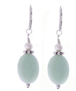 Charming Life Sterling Silver Amazonite Earrings