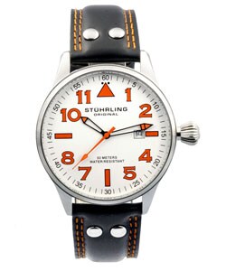 Stuhrling Original Men's Eagle Swiss Quartz Oversized Watch