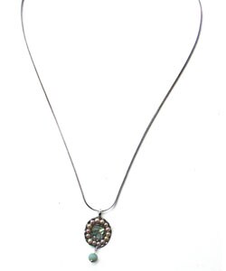 Roman Glass and Amazonite Necklace (Israel)