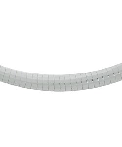 Sterling Essentials Sterling Silver 18-inch Omega Necklace (8mm)