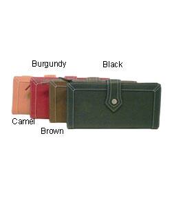 Kenneth Cole Stitched Flapover Tab Wallet