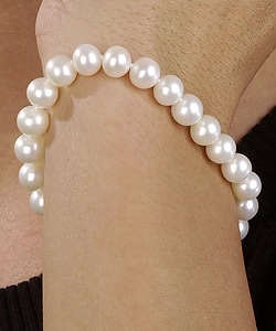 DaVonna 14k Freshwater Pearl Bracelet (7.5-8 mm) (Set of 5)