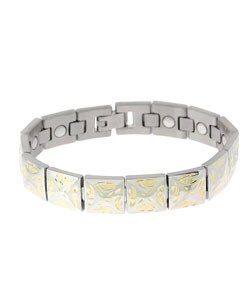 Sabona Beveled Concho Duet Magnetic Bracelet