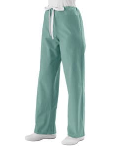 Medline Misty Green Unisex Drawstring Scrub Pants