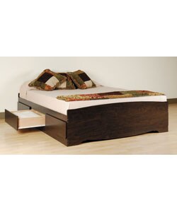 Everett Espresso Queen Platform Storage Bed