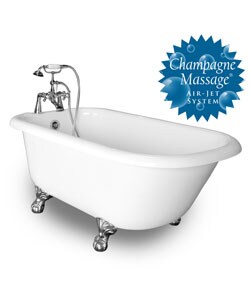 Champagne Trinity Clawfoot Bathtub Package