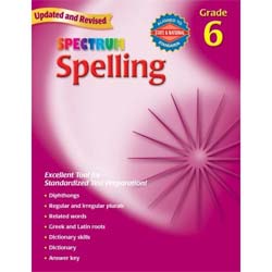 Spectrum Spelling, Grade 6