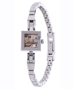 Gucci 102 G Women's Champagne Floral Dial Watch