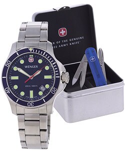 Wenger Swiss Army Knife and Watch Gift Set