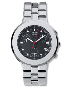 Rado DiaMaster Black Dial Chronograph Watch