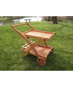Outdoor Folding Wine Cart