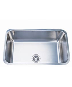 Elongated Stainless Steel 30-inch Undermount Kitchen Sink