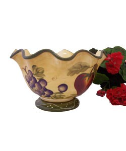 Tuscan Collection Hand-painted Fruit Bowl