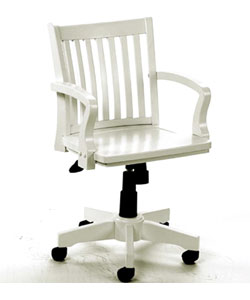 Boss Traditional Banker's Office Chair in Cottage White