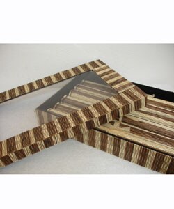 Set of 6 Handmade Natural Lidi Placemats (Indonesia)