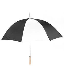 RainWorthy 60-inch Black/White Umbrella (Case of 24)