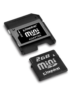 Kingston 2GB Mini SD Memory Card