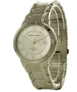 Pierre Cardin Mens Casual Silver Dial Watch
