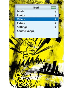 iJacket Yellow Skull 30GB Video iPod Cover