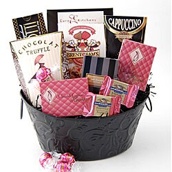 Just For Mom Pretty In Pink Gift Basket
