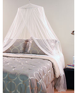 White Mosquito Net Canopy