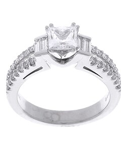 14k White Gold 1ct TDW Diamond Engagement Ring