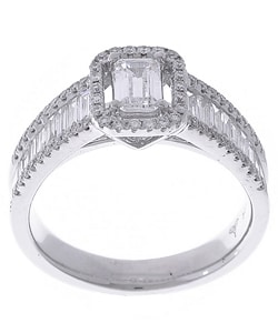 14k White Gold 1ct TDW Diamond Engagement Ring