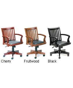 Boss Hardwood Bankers Office Chair