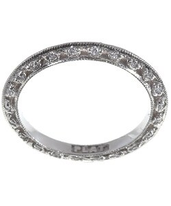 Tacori Platinum 1/5ct TDW Diamond Wedding Ring (G, VS)