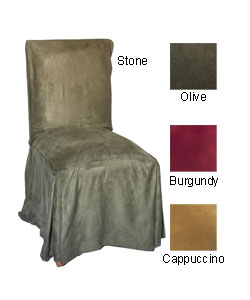 Micro Suede Parsons Chair Slipcover Pair