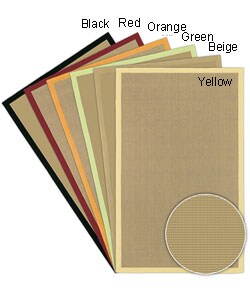 Hand-woven Alpen Border Sisal Rug (5' x 8')