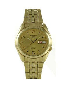 Seiko 5 Men's Automatic Goldtone Watch