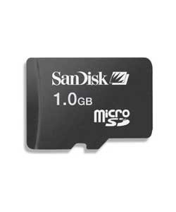 Micro SD/ TransFlash 1GB Memory Card with Adapter