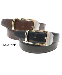 Boston Traveler Men's Luxurious Reversible Leather
