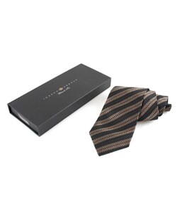 Joseph Abboud Black Tie Silk Formal Neck Tie