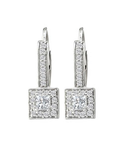 14k Gold 3/8ct TDW Diamond Micro Pave Earrings