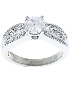 14k White Gold 1ct TDW Diamond Engagement Ring